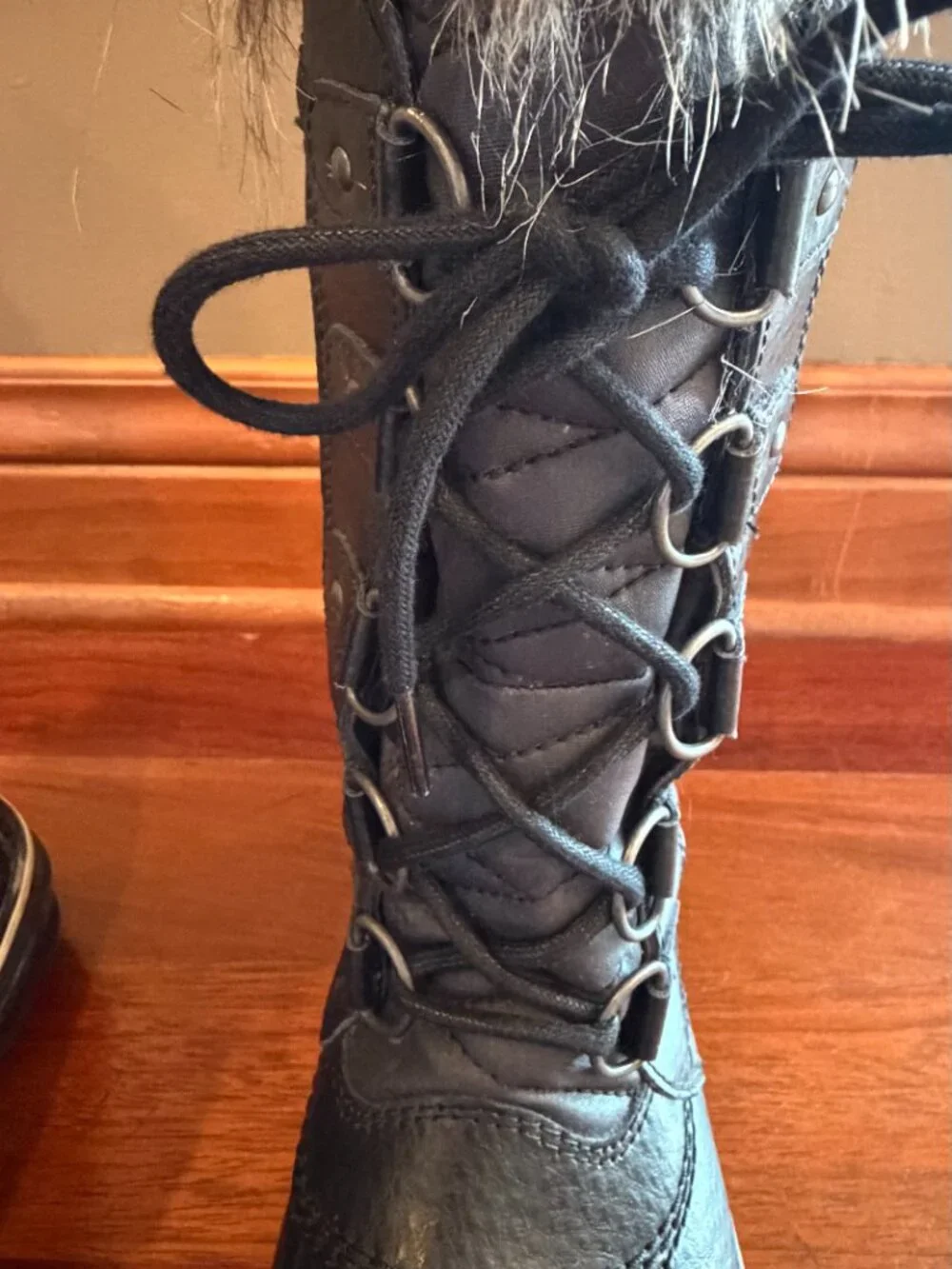Sorel Women's Tofino II Black Stone Waterproof Insulated Winter Boot, Size 8.5